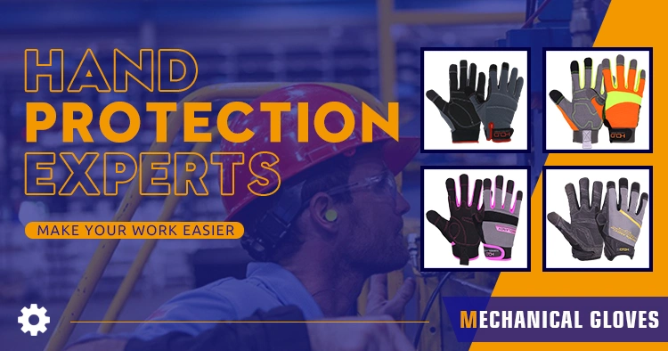 Prisafety Synthetic Leather Safety Performance Series Construction Work Gloves Rigger Gloves Industrial Work Gloves